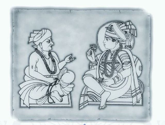 Sketch of Bhagwan Swaminarayan and Gunatitanand Swami